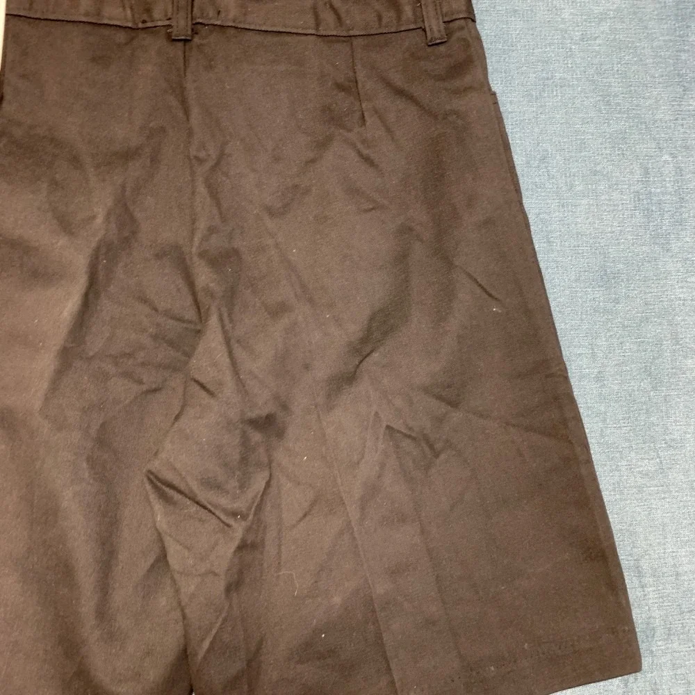 Dickies Shorts Womens 11 Black Cotton Stretch Pockets Outdoor Flat Front Zip Fly